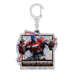 トランスフォーマー ホログラムアクリルキーホルダー オプティマスプライム (キャラクターグッズ)