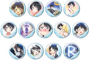 Rent-A-Girlfriend Pickup Chara Trading Can Badge Ruka Sarashina Part2 (Set of 13) (Anime Toy)