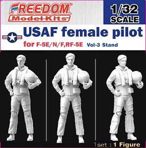 米空軍 女性パイロット (F-5E/F、 RF-5E用) Vol.3 (立ちポーズ) (プラモデル)