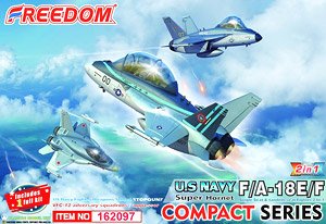 Compact Series: U.S NAVY Fighter Weapons School VFC-12 Adverary Squadrons /Aggressor Choose one of E and F Types to Make (Plastic model)