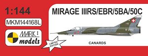 Mirage IIIRS/IIIEBR/5BA/50C `Canards` (Plastic model)