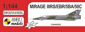 Mirage IIIRS/IIIEBR/5BA/50C `Canards` (Plastic model)