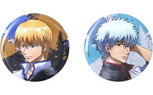 Gin Tama Can Badge Set Kin Tama Ver. (Anime Toy)