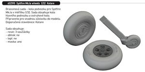Spitfire Mk.Ia Wheels (for Kotare) (Plastic model)
