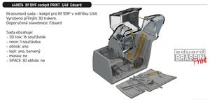 Bf109F Cockpit (for Eduard) (Plastic model)