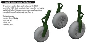 Do335A Wheels (for Tamiya) (Plastic model)
