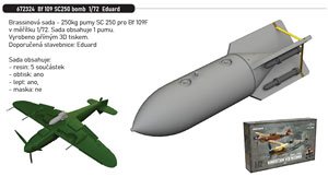 Bf109 SC250 Bomb (for Eduard) (Plastic model)
