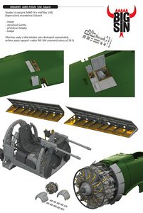 A6M2-N Rufe Big Sin Parts Set (for Eduard) (Plastic model)