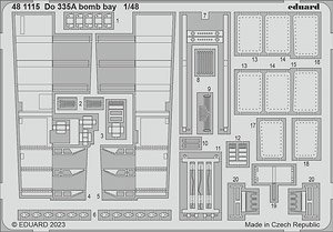 Do335A 爆弾槽エッチングパーツ (タミヤ用) (プラモデル)