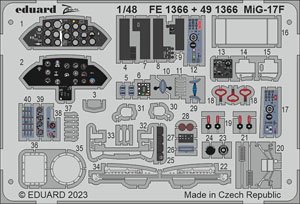Photo-Etched Parts for MiG-17F (for AMMO) (Plastic model)