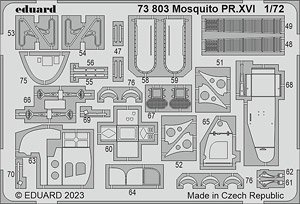 モスキート PR.XVI エッチングパーツ (エアフィックス用) (プラモデル)