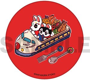 Kyoko Nakamura Rezafuwa Can Badge Kids Lunch (Anime Toy)