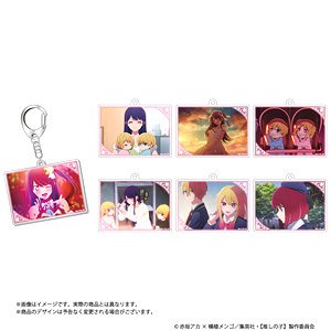 TV Animation [Oshi no Ko] Scene Picture Acrylic Key Ring Collection (Set of 7) (Anime Toy)