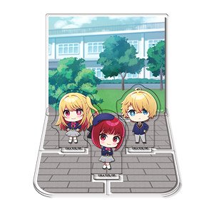 TV Animation [Oshi no Ko] Acrylic Diorama Stand 03 Aqua & Ruby & Kana Arima (Anime Toy)