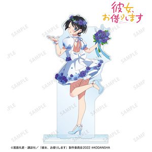TVアニメ『彼女、お借りします』 描き下ろしイラスト 更科瑠夏 花びらドレスver. 特大アクリルスタンド (キャラクターグッズ)