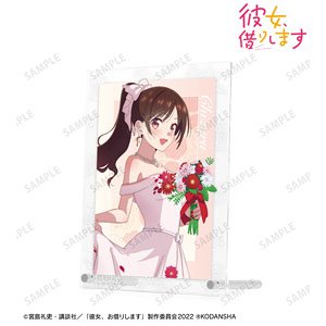 TVアニメ『彼女、お借りします』 描き下ろしイラスト 水原千鶴 花びらドレスver. A5アクリルパネル (キャラクターグッズ)