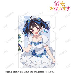 TVアニメ『彼女、お借りします』 描き下ろしイラスト 八重森みに 花びらドレスver. クリアファイル (キャラクターグッズ)