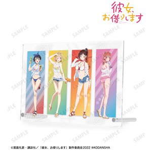TV Animation [Rent-A-Girlfriend] [Especially Illustrated] Assembly Beach Date Ver. A5 Acrylic Panel (Anime Toy)