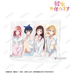 TV Animation [Rent-A-Girlfriend] [Especially Illustrated] Assembly Sweetheart Shirt Ver. A5 Acrylic Panel (Anime Toy)