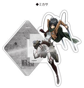 Attack on Titan Vertical Maneuvering Equipment Acrylic Stand Mikasa (Anime Toy)