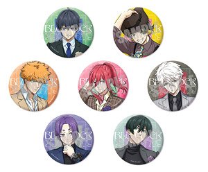 Blue Lock Trading Mat Can Badge Dress Up Ver. (Set of 7) (Anime Toy)