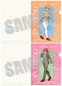 ブルーロック クリアファイルセット 國神錬介&千切豹馬 Dress up ver. (キャラクターグッズ)