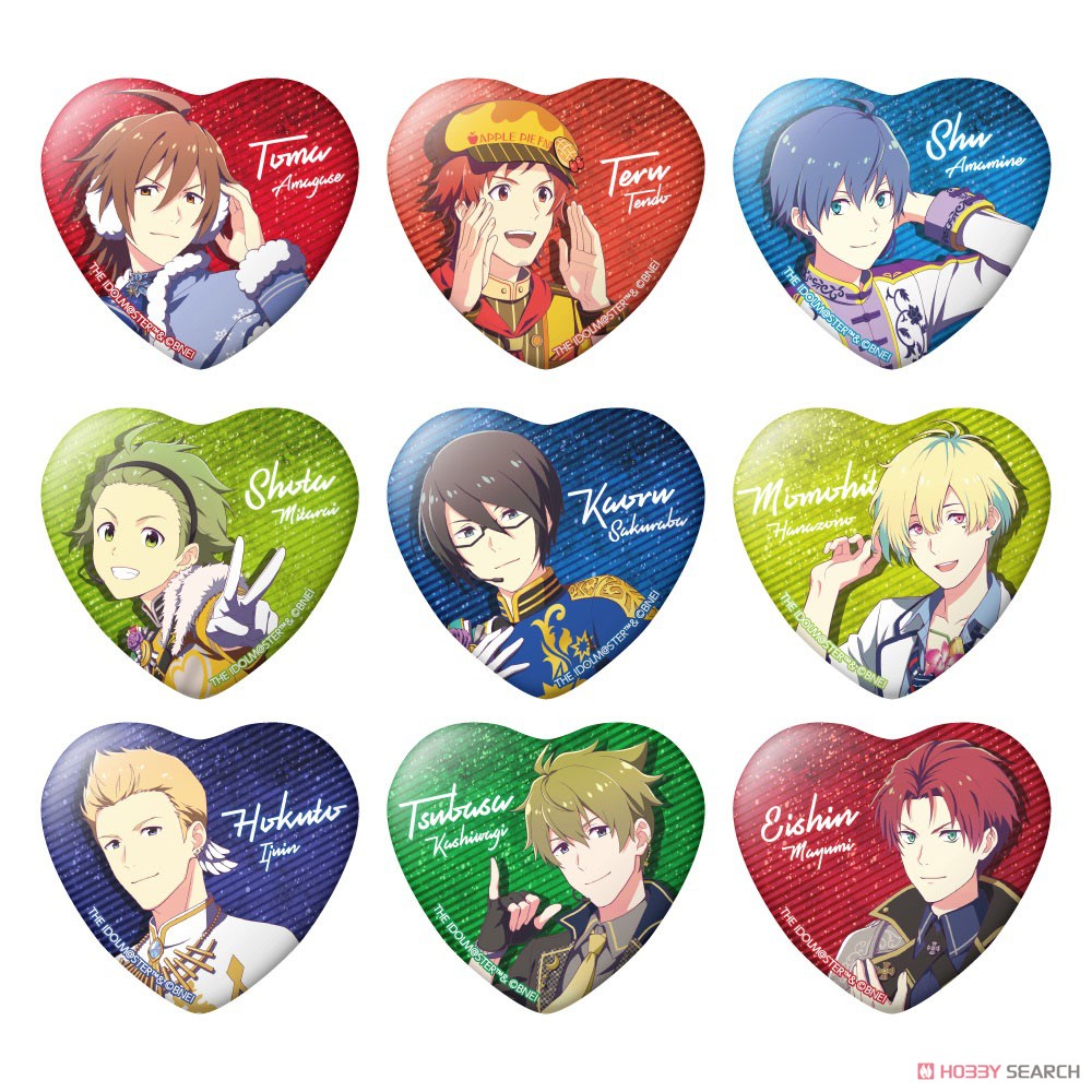 アイドルマスターSideM トレーディングハート缶バッジ (9個セット) (キャラクターグッズ) 商品画像10