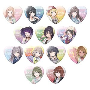 アイドルマスター シャイニーカラーズ トレーディングハート缶バッジvol.1 (13個セット) (キャラクターグッズ)