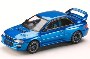 SUBARU IMPREZA 22B Sti Version (GC8改) / ユーロカスタムバージョン ソニックブルーマイカ (ミニカー)