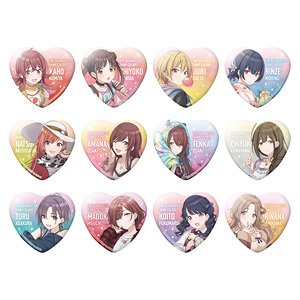 アイドルマスター シャイニーカラーズ トレーディングハート缶バッジvol.2 (12個セット) (キャラクターグッズ)