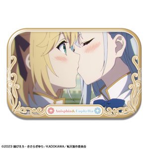 The Magical Revolution of the Reincarnated Princess and the Genius Young Lady Rectangle Can Badge Design 21 (Anisphia & Euphyllia/E) (Anime Toy)