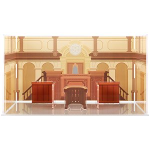 Ace Attorney Acrylic Diorama Background Courtroom (Anime Toy)