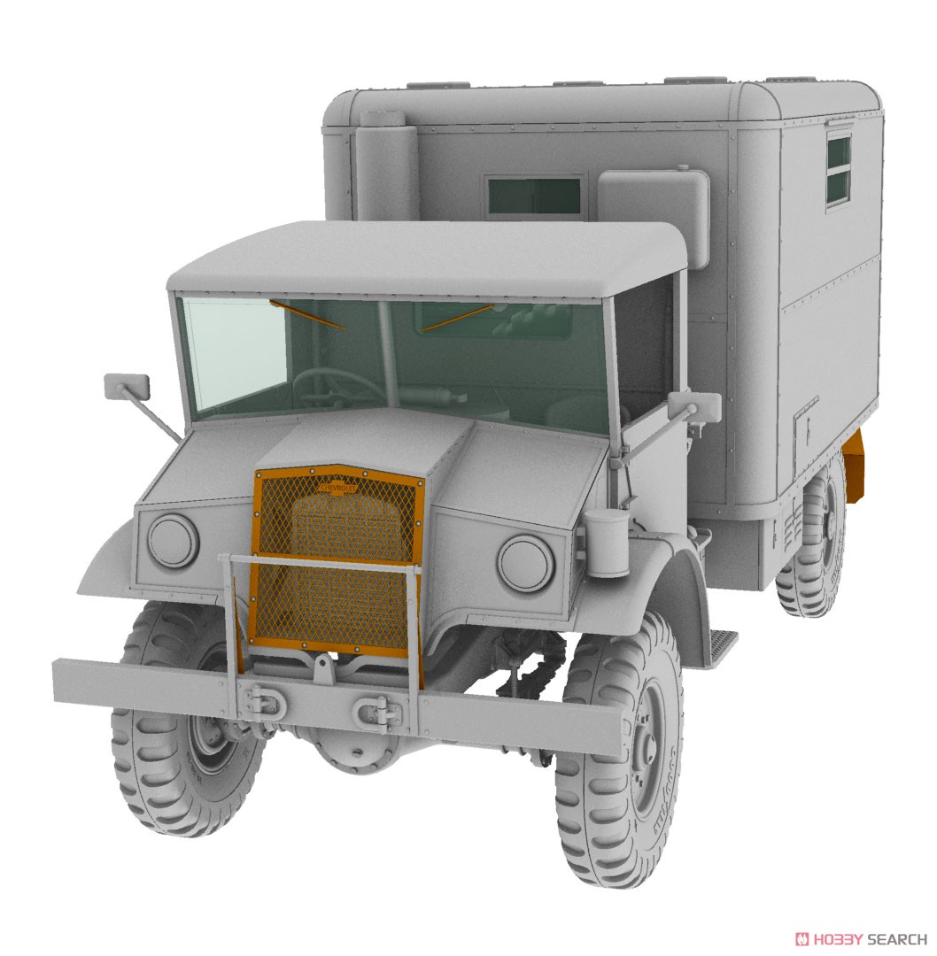 英・シボレーC60L キャブ13 野戦救急車 (プラモデル) その他の画像5