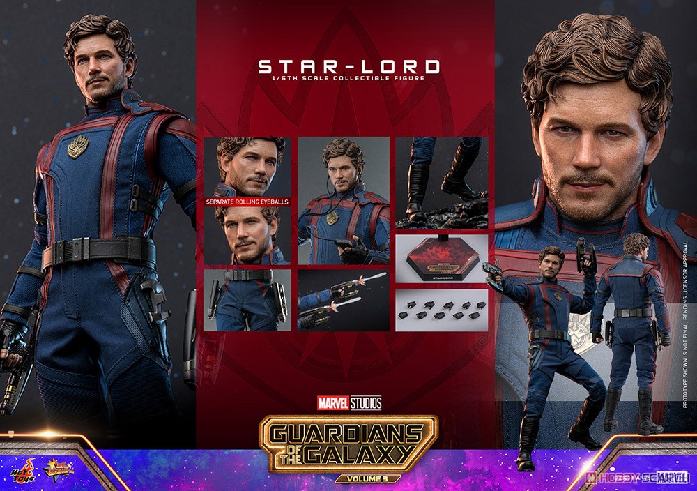 【ムービー・マスターピース】 『ガーディアンズ・オブ・ギャラクシー：VOLUME 3』 1/6スケールフィギュア スター・ロード (完成品) その他の画像15 モーダル