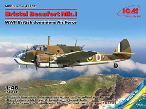 Bristol Beaufort Mk.I WWII British dominions Air Force (Plastic model)