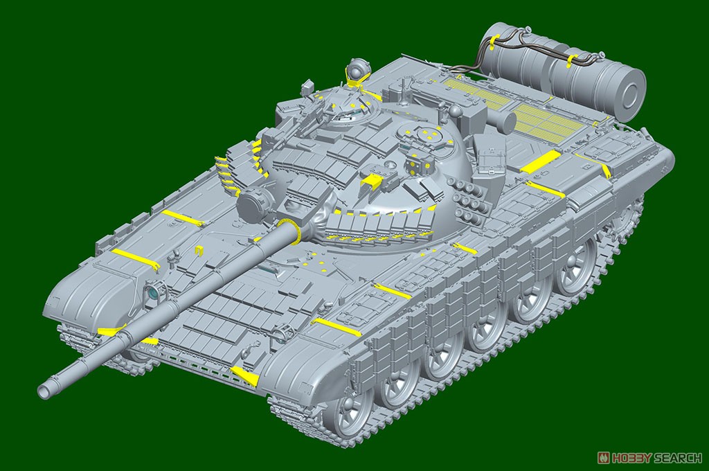 Soviet T-72 Ural with Kontakt-1 Reactive Armor (Plastic model) Other picture3