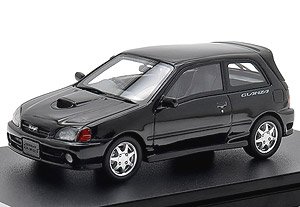 Toyota STARLET GLANZA V (1996) ブラックメタリック (ミニカー)