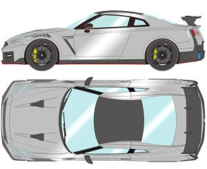 NISSAN GT-R NISMO 2024 アルティメイトメタルシルバー (ミニカー)