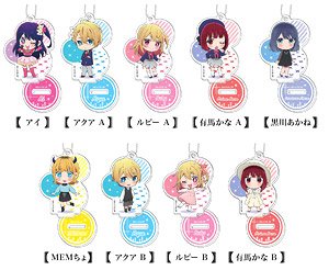 Stand Mini Acrylic Key Ring [Oshi no Ko] (Set of 10) (Anime Toy)