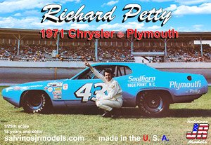 NASCAR `71 プリムス ロードランナー #43 リチャード・ペティ (プラモデル)