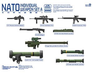 現用NATO 個人携行火器セット A (プラモデル)