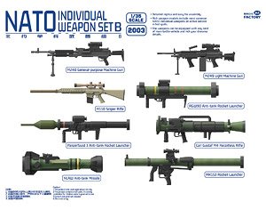 NATO Individual Weapon Set B (Plastic model)