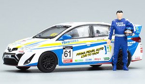 GR VIOS MALAYSIA SEASON 4 TENGKU DJAN 61 (ドライバーフィギュアセット) (ミニカー)