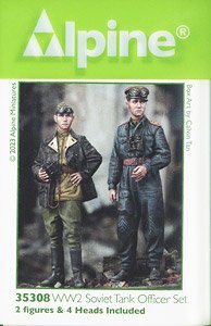WW2 Soviet Tank Officer Set (2 Figures) (Plastic model)