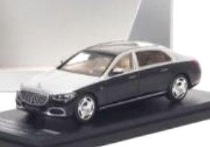 Mercedes-Maybach S-Class - 2021 - Hightech Silver/Obsidian Black (Diecast Car)