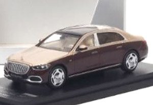 Mercedes-Maybach S-Class - 2021 - Kalahari Gold/Rubellite Red (ミニカー)