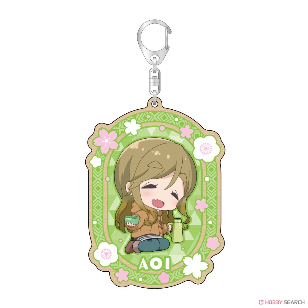 ゆるキャン△ おっきめウッドキーホルダー 犬山あおい (キャラクターグッズ) 商品画像1