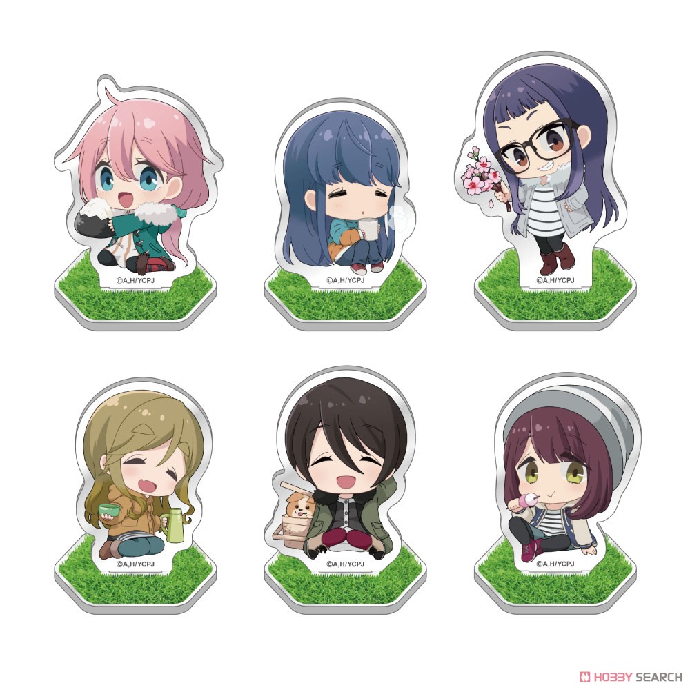 ゆるキャン△ トレーディング芝生アクリルスタンド vol.2 (6個セット) (キャラクターグッズ) 商品画像1