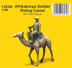 Afrikakorps Soldier Riding Camel (Plastic model)