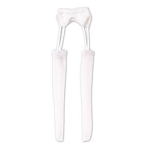 Garter Stockings (White) (Fashion Doll)